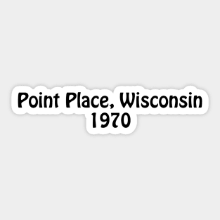 Hello, Wisconsin! 70's Sticker